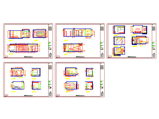 Architectural artwork CAD source file